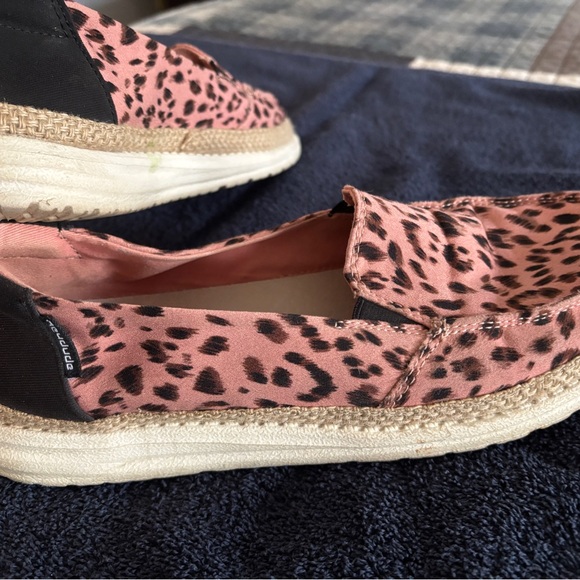 Leopard Print Espadrille Flats - Picture 2 of 5